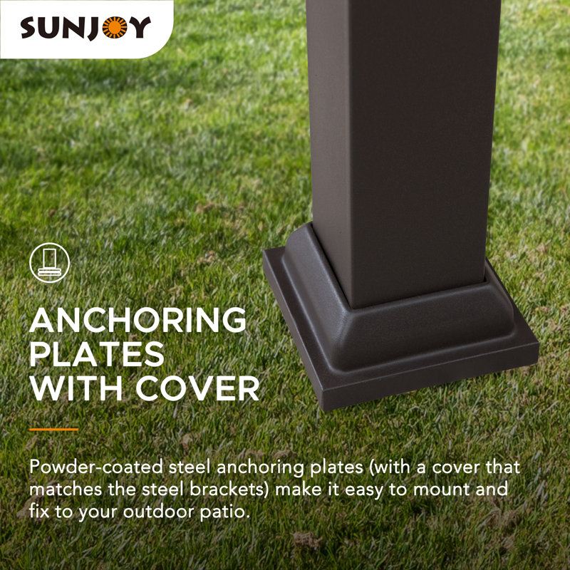 Sunjoy Moorehead 13 Ft. W x 11 Ft. D Steel Patio Gazebo & Reviews Wayfair